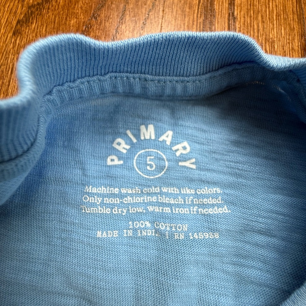 Primary Ruffle Flutter Sleeve Tee 5 - Picture 4 of 5
